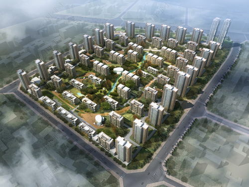 高層住宅區(qū)規(guī)劃 公寓樓外觀與鳥瞰圖設(shè)計資源解析